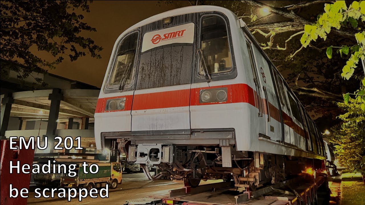[Last NL SIE ; Data Tracker Train][SMRT] SIE C651 201/202 ~ EMU 201 Heading to be scrapped