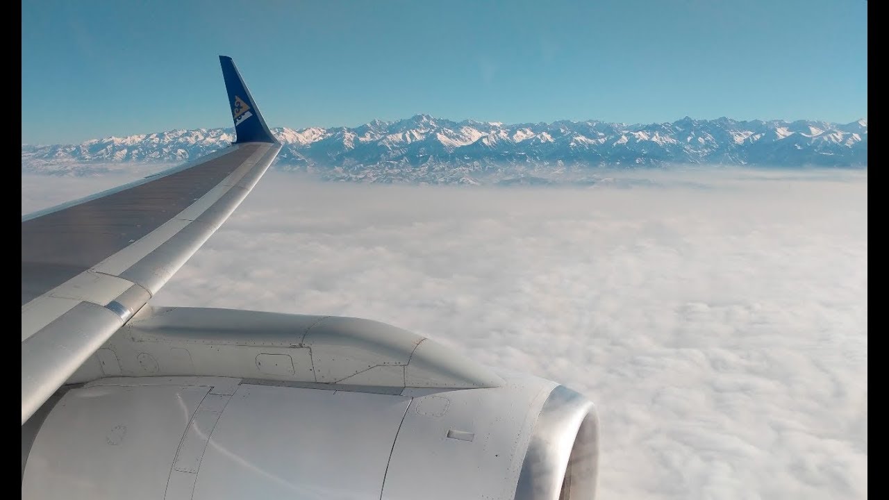 Air Astana KC930 B757-200 Landing into Almaty International Airport | 2018-Nov-16