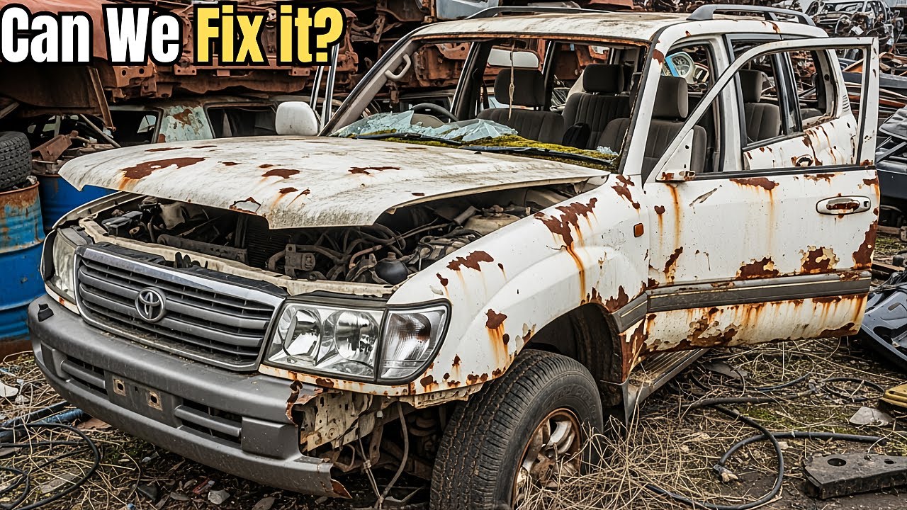 I Bought a $550 Wrecked Toyota Land Cruiser LC100 and Restored It Like Brand New! | Full Restoration