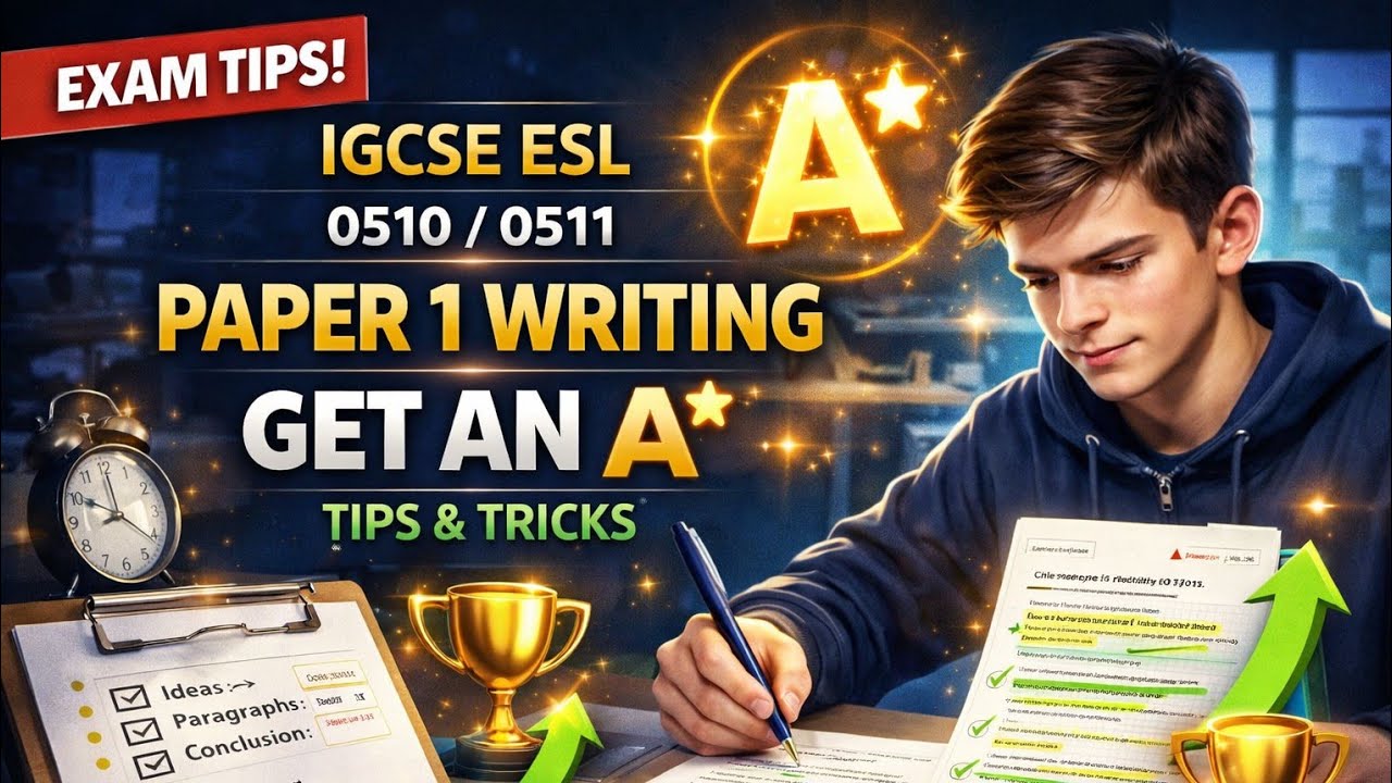 How to Answer Paper 1 (Writing) – English as a Second Language (IGCSE/ESL Exam Tips)