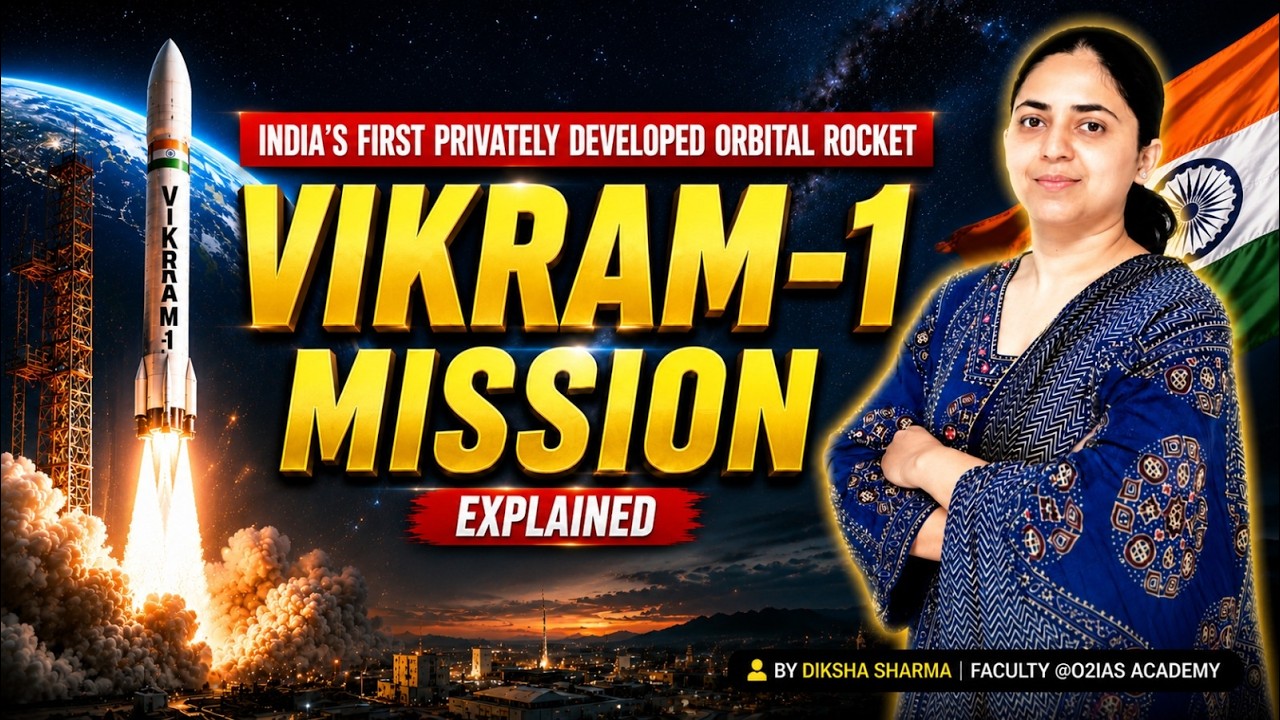 Vikram-1 Mission | India's Private Space Revolution Explained | UPSC Current Affairs 2026