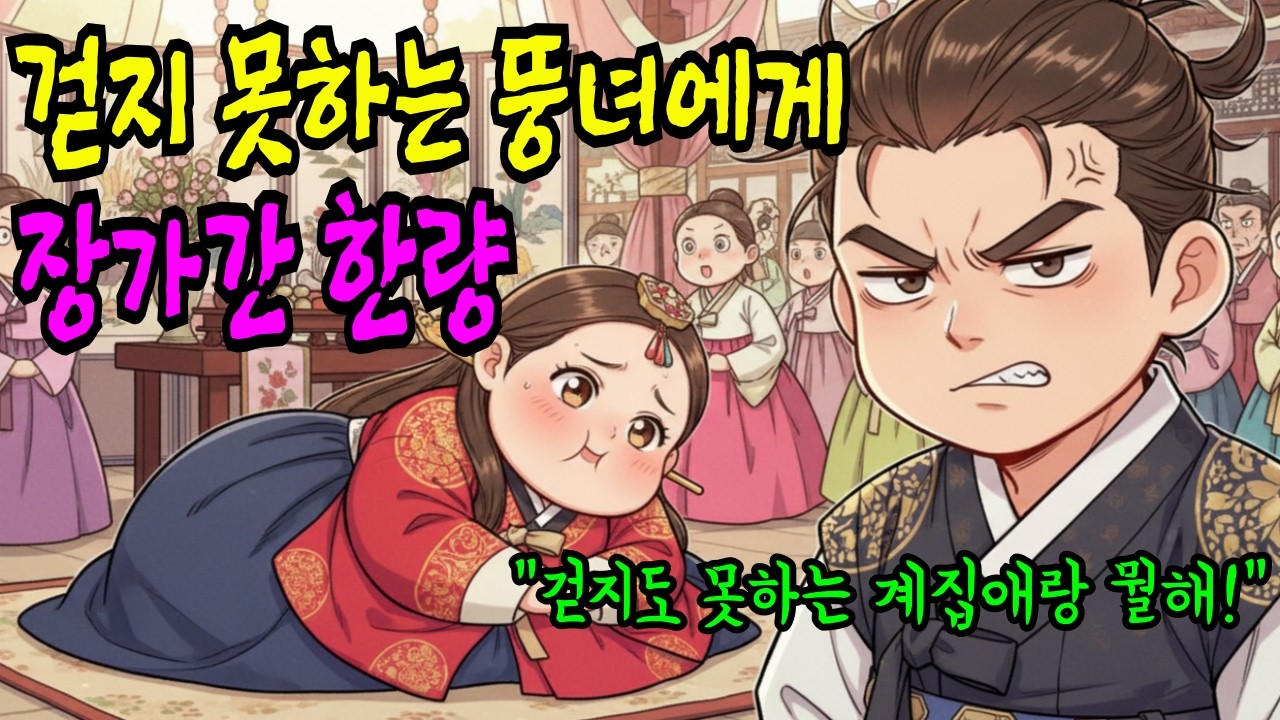 [옛날야담] 걷지 못하는 뚱녀에게 데릴사위로 장가간 한량 I야담I옛날이야기I오디오북I전설I민담I사연I