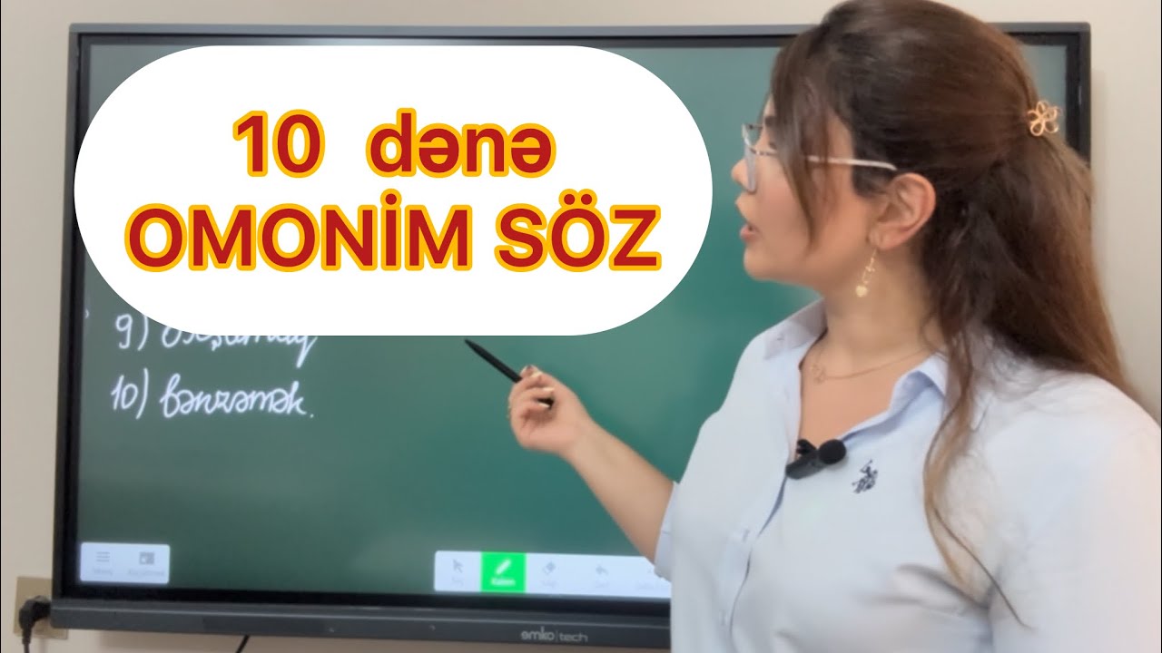10 dənə OMONİM söz | Azərbaycan dili | Səməngül Əvəzli