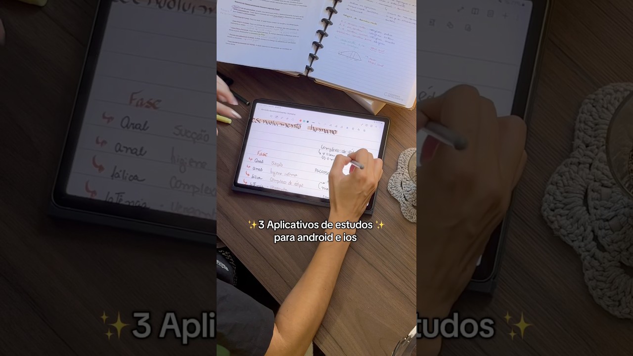 apps  para estudos para android e ios ✨#shorts #viralvideo #study #estudos #app #ipadpro #samsung