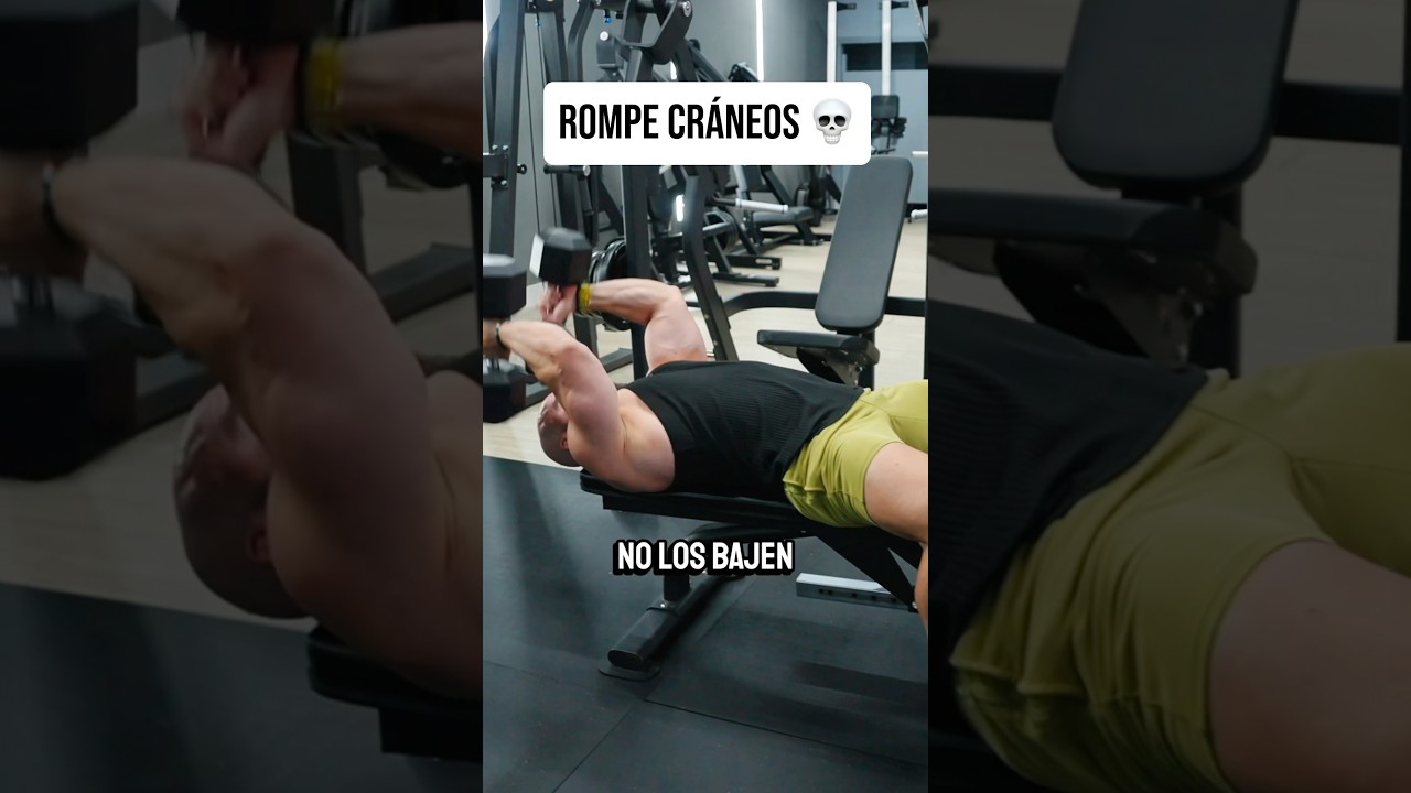 C&oacute;mo hacer ESTE ejercicio de tr&iacute;ceps correctamente!