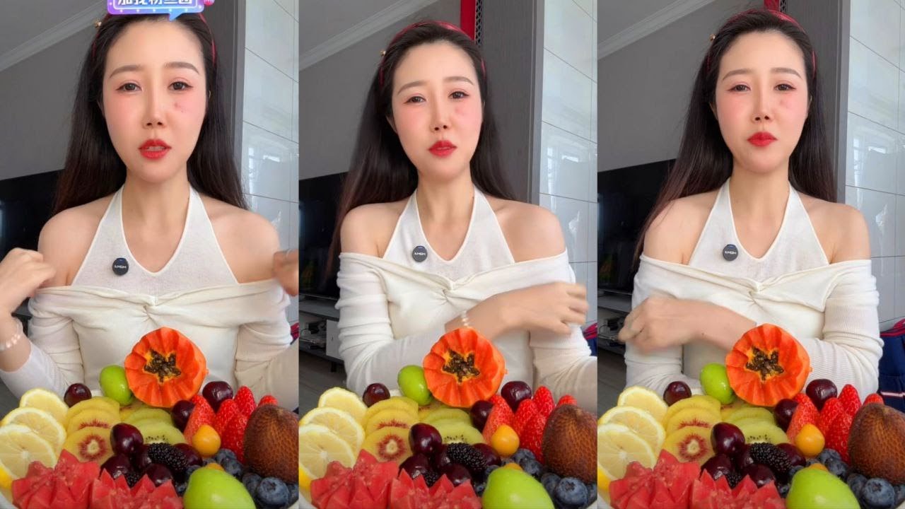 Satisfying Fruit ASMR  Exotic Fruit Platter Mukbang & Tasting