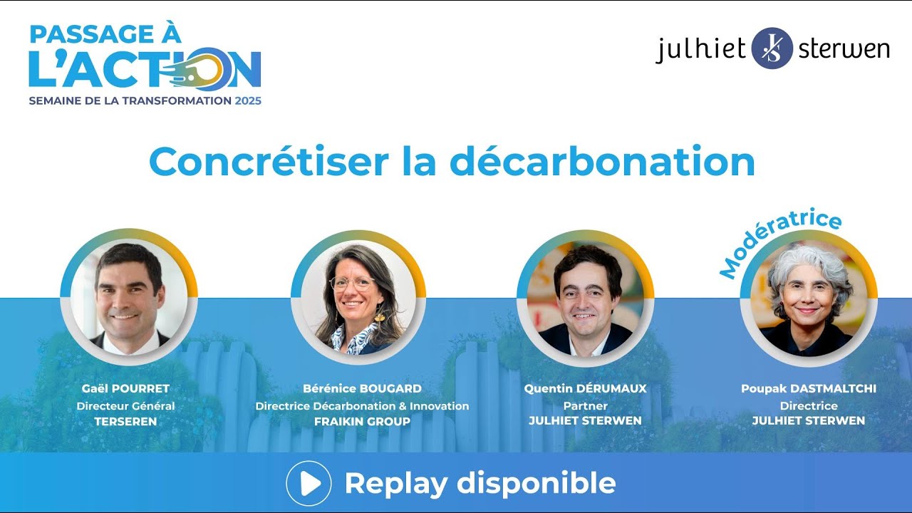 Replay | Concrétiser la décarbonation