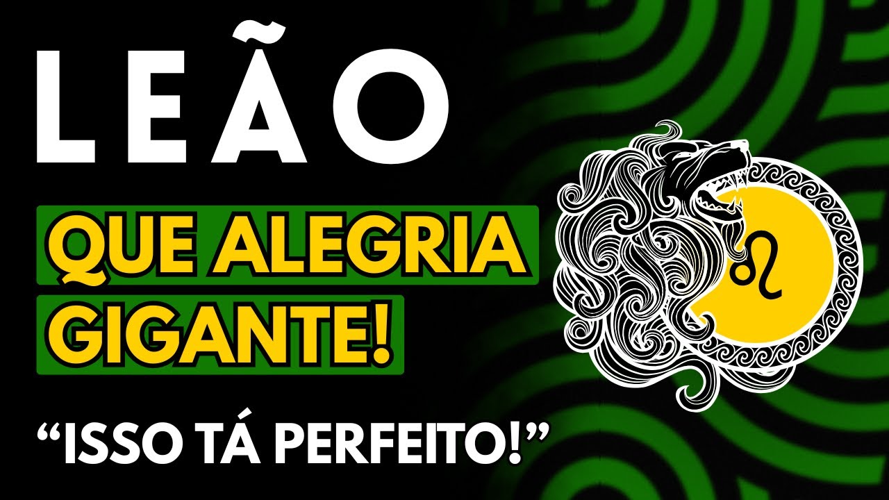 LEÃO ♌ NOSSA! | VOCÊ VAI PULAR DE ALEGRIA COM UMA CONQUISTA INESPERADA! | PRÓXIMOS DIAS ✨