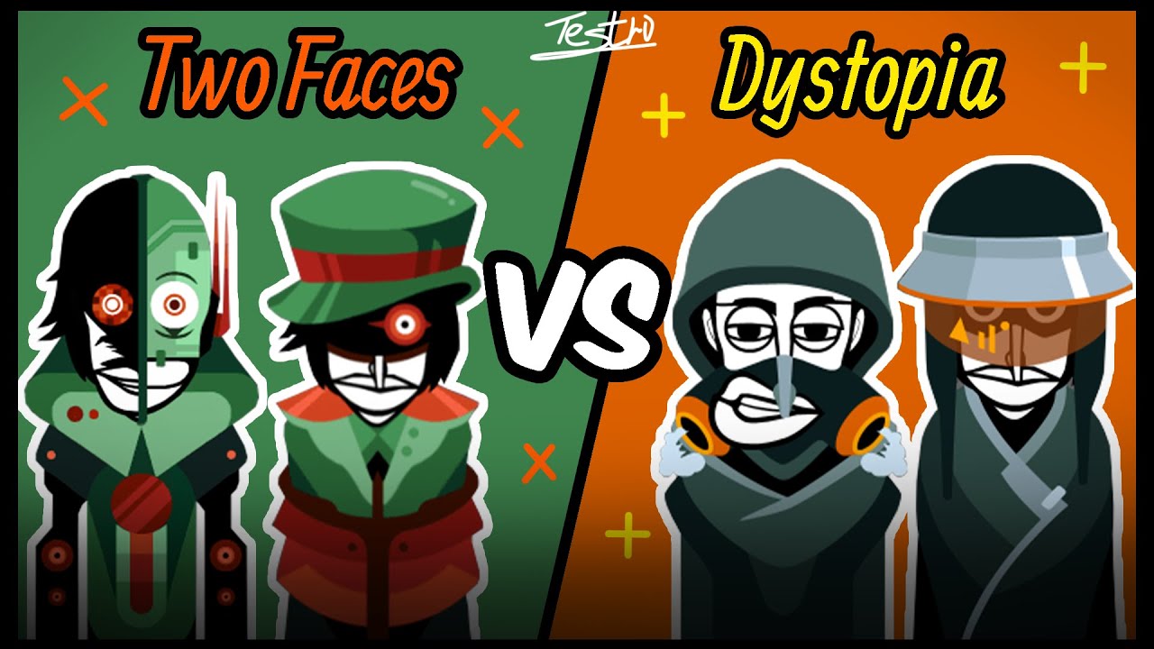 Two Faces VS Dystopia Incredibox Mods Comparison