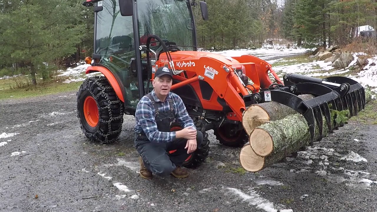 #366 Компактный трактор Kubota LX2610. Всё о грейфере. Как им пользоваться. Советы и рекомендации...
