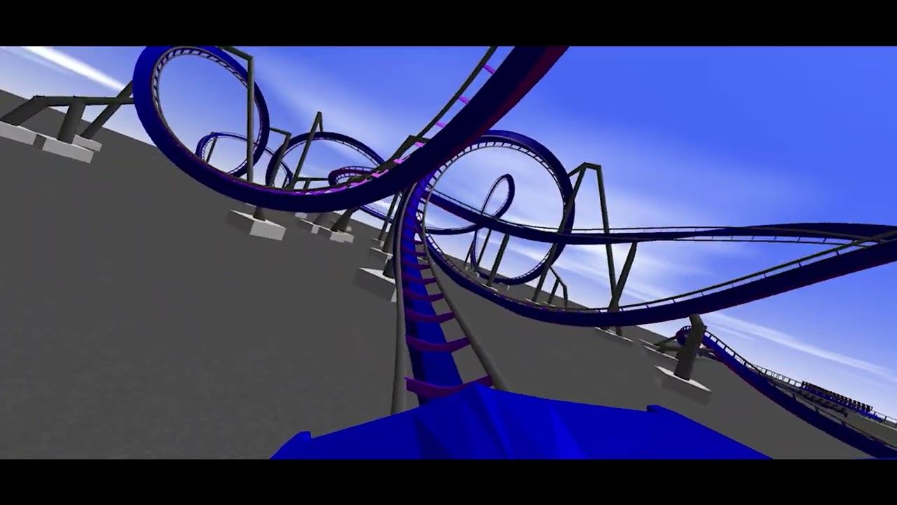 “Crystallized” a modern B&M stand up coaster *Full POV*