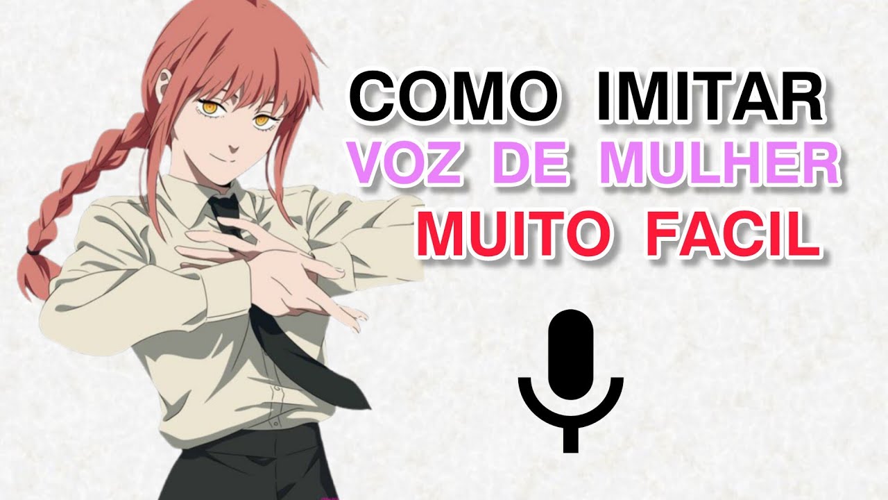 COMO IMITAR VOZ DE MULHER| VOZ FEMININA [TUTORIAL]
