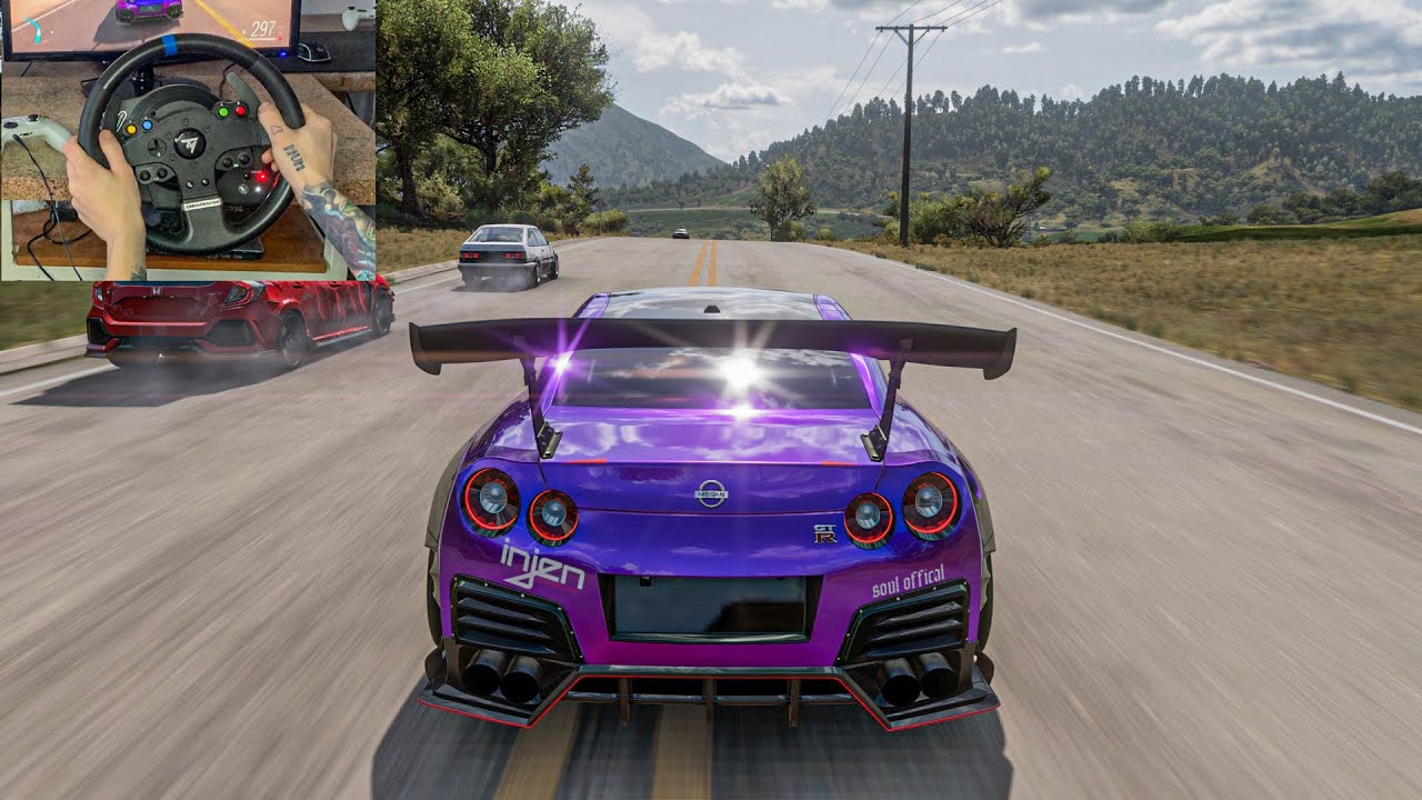Nissan GTR Nismo VS JDM Cars Race | Forza Horizon 5 Steering Wheel Gameplay
