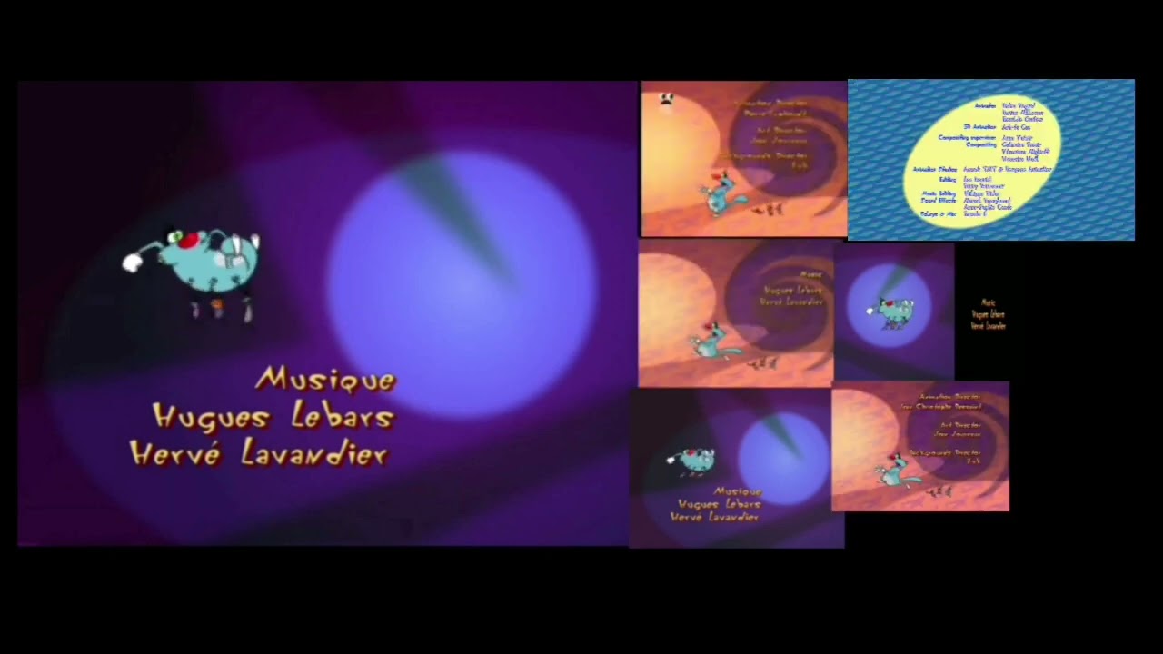 Oggy and the Cockroaches Credits (7 Parison)