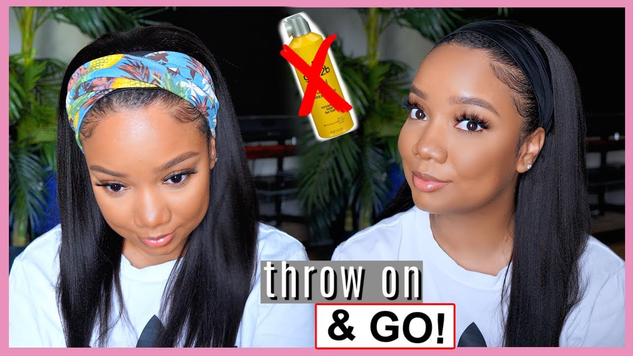 *NEW* MUST HAVE HEADBAND WIG  😱 THROW ON & GO! NO GOT2B GLUE, NO BLEACH | MYFIRSTWIG