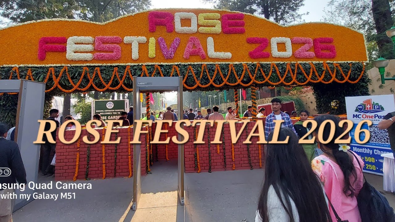 Rose Festival Chandigarh 2026 | 54th Rose Festival Chandigarh 2026 | Rose Festival in Rose Garden