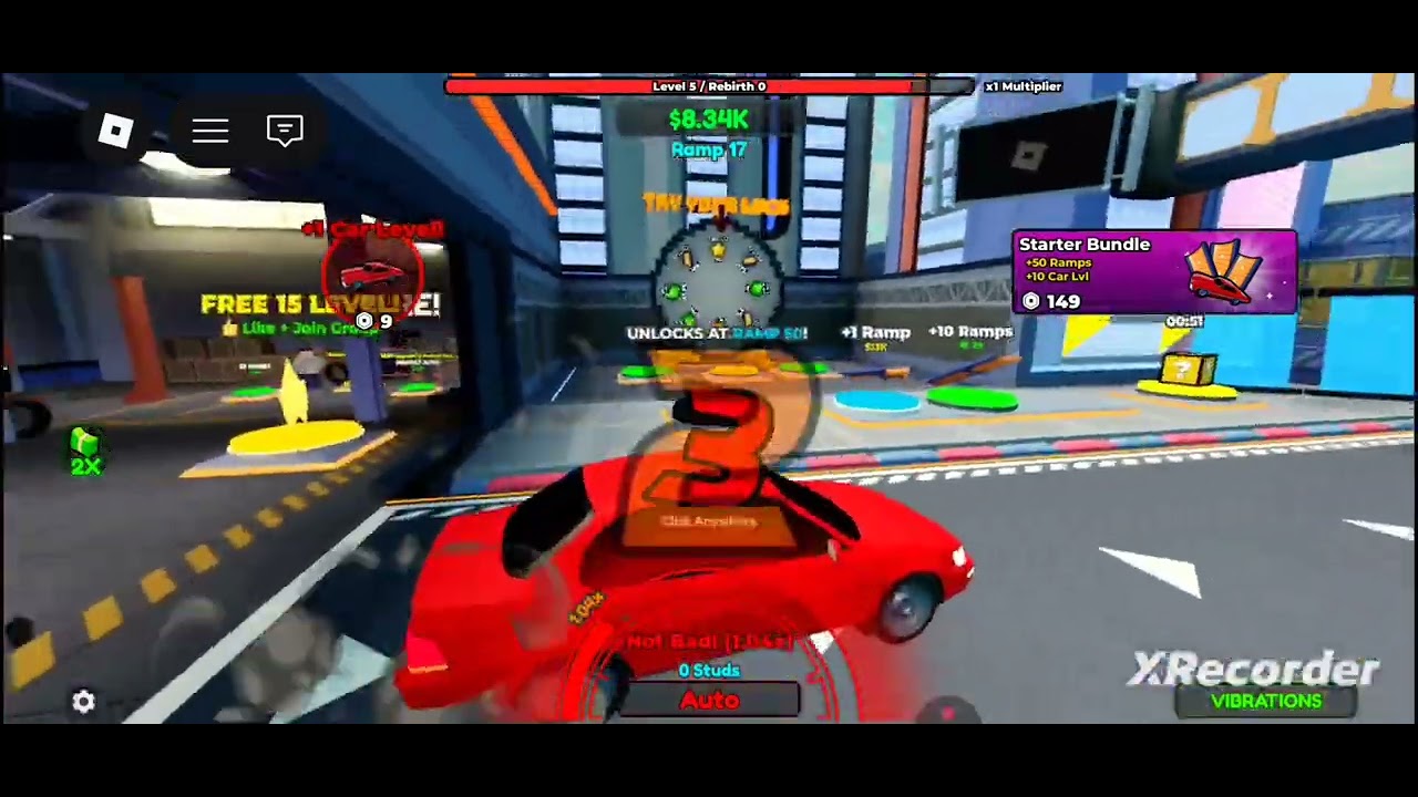 Playing be a car in roblox