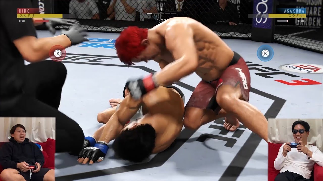 UFCゲームで朝倉未来フルボッコにしてみた