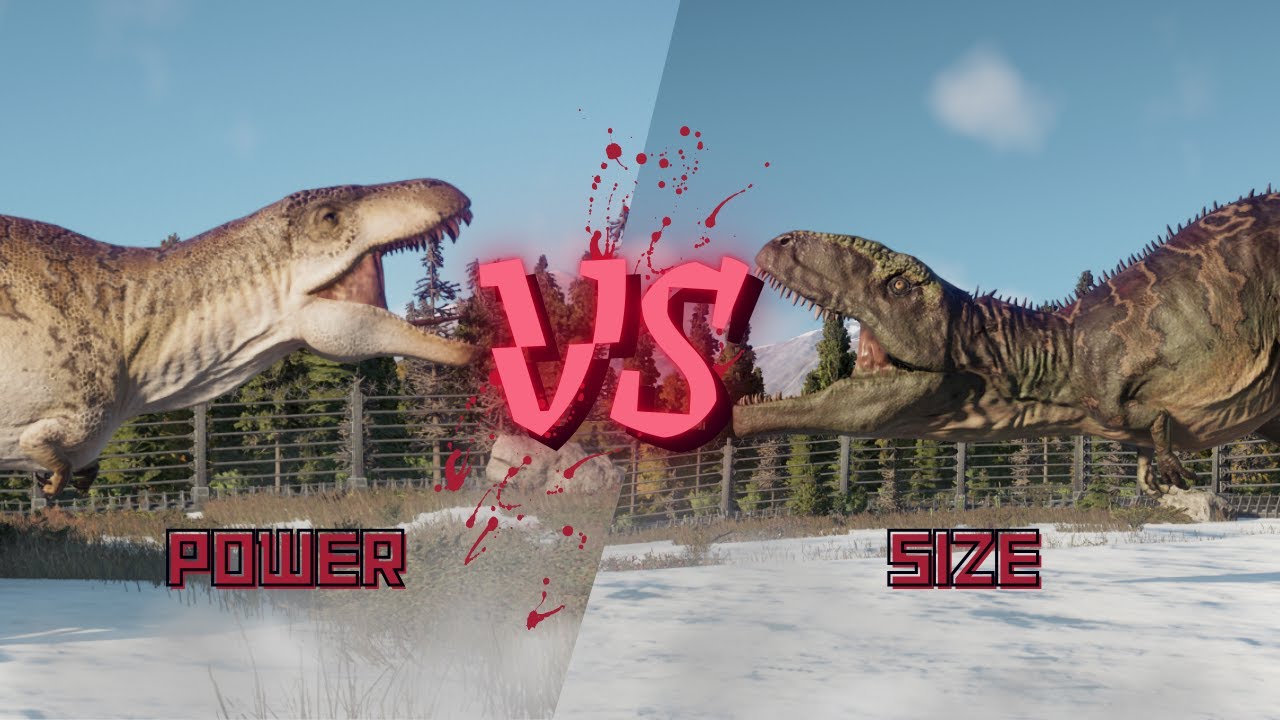 Acrocanthosaurus vs Giganotosaurus | Apex Predator Clash | Jurassic World Evolution 2