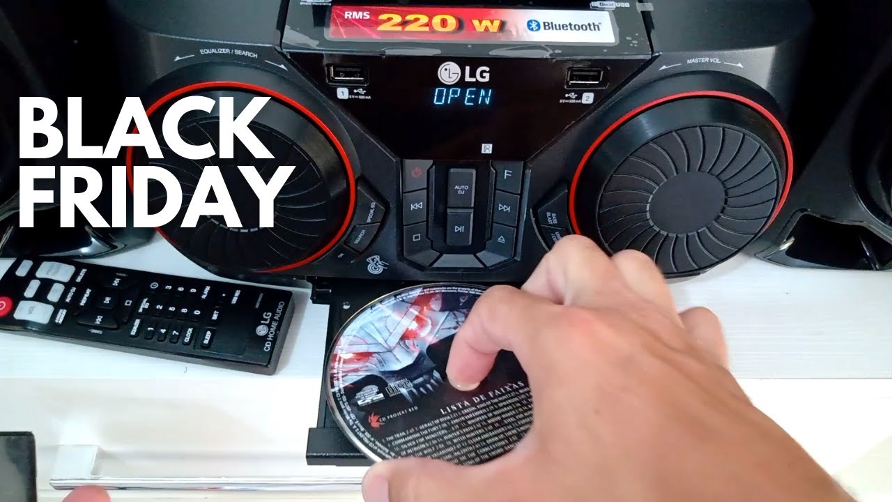 Comprei na Black Friday Mini System LG XBoom CK43 Unboxing e Teste