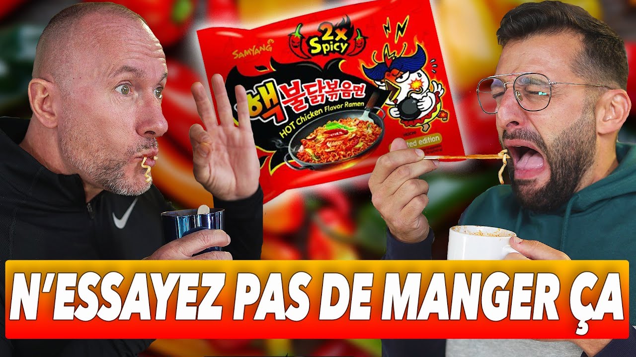 On goûte les nouilles les plus piquantes du monde (JM en PLS... mais vraiment)