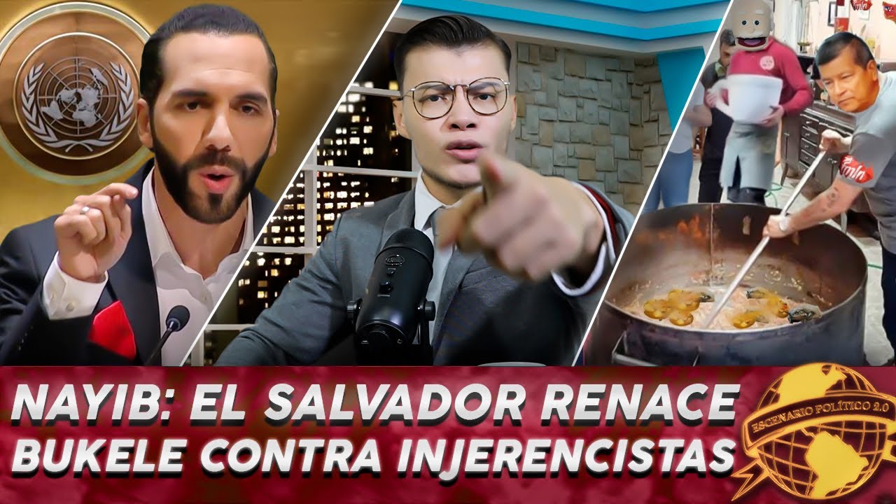 Lo mejor del discurso de Bukele en la ONU/ El Chino Vendesopas invita a Jose Youtuber a sopeada.