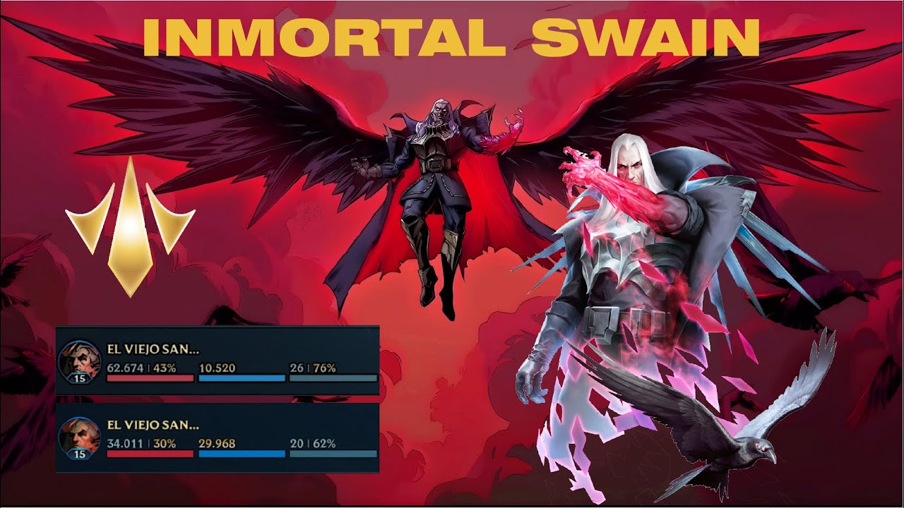 INMORTAL SWAIN GAMEPLAY | Patch 5.0b Wild Rift | Build and Runes