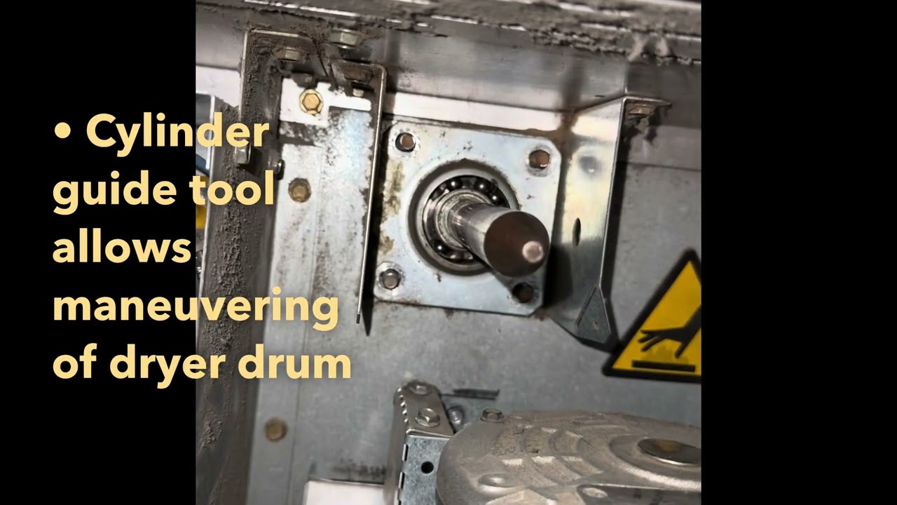 Speed Queen Dryer drum bearing replacement