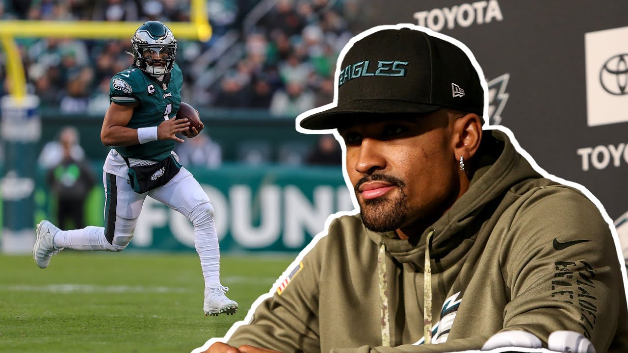 Jalen Hurts Reacts to Being Awarded NFC Player of the Month and Looks Ahead to the Giants Matchup