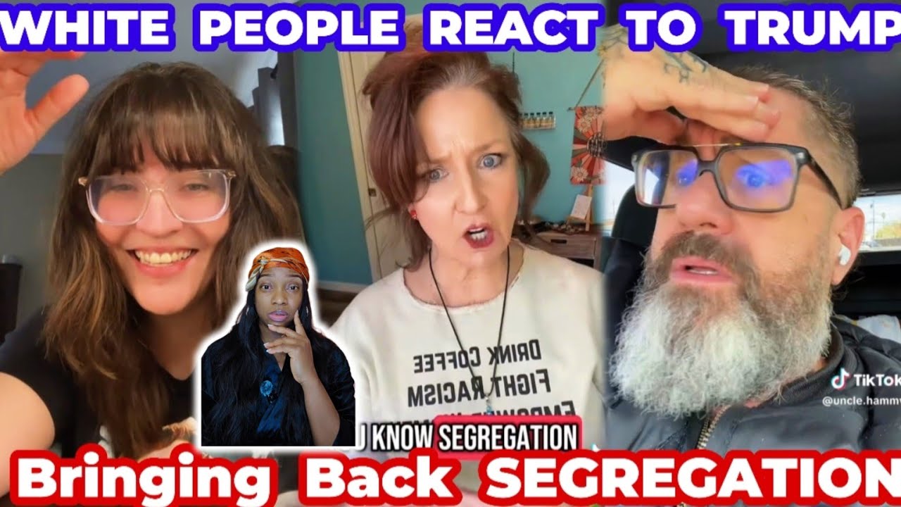 WH!TE PEOPLE REACTIONS TO TRUMP Trying To Bring Back SEGREGATION | Cindysvilla