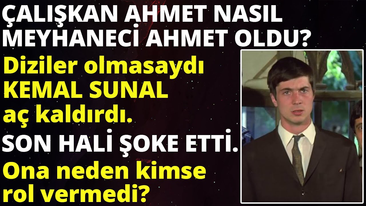 AHMET SEZEREL  Kimse rol teklif etmeyince kayıplara karışıp meyhaneci olan Hababam Sınıfının Ahmet'i