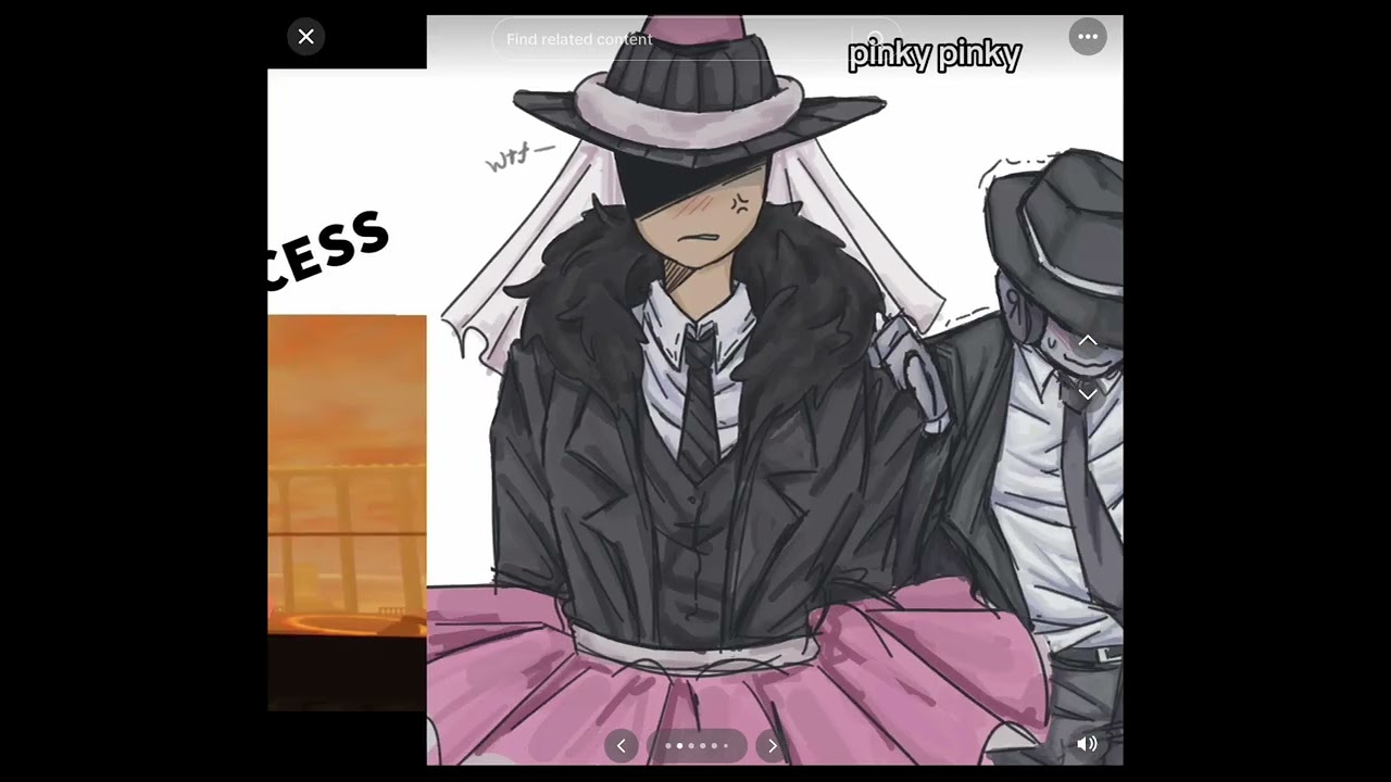 DOUBLE FEDORA (+13) SUGGESTIVE  CREDIT: mingy_267  TIKTOK  #art #forsaken #edit
