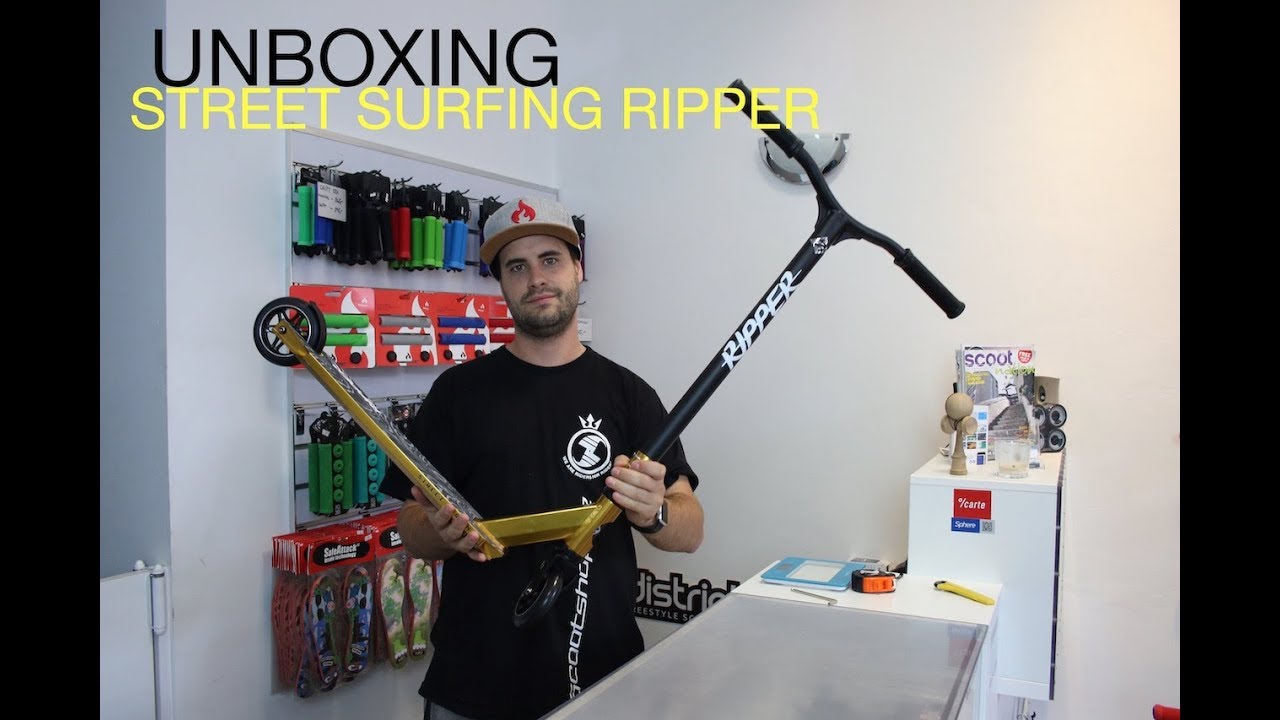 Scootshop cz Unboxing Street Surfing Ripper freestyle koloběžka
