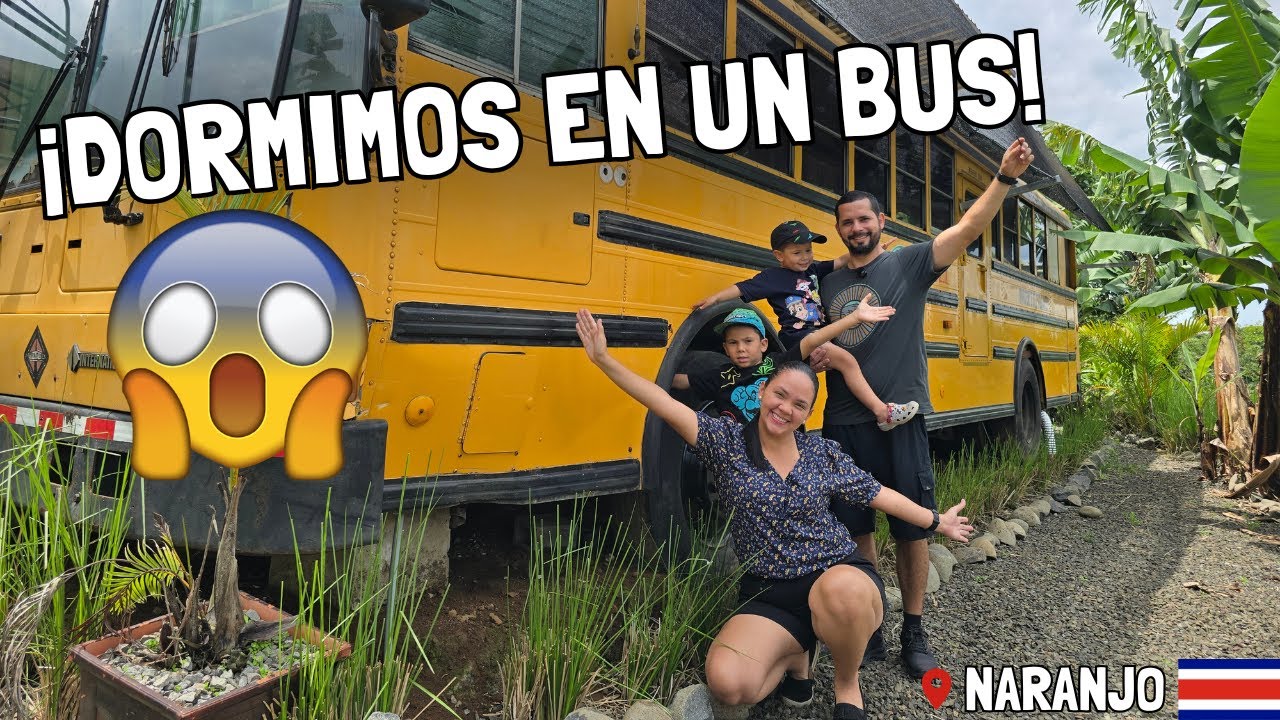 😱 No creerás DÓNDE dormimos + Tour por Naranjo, Alajuela 🇨🇷