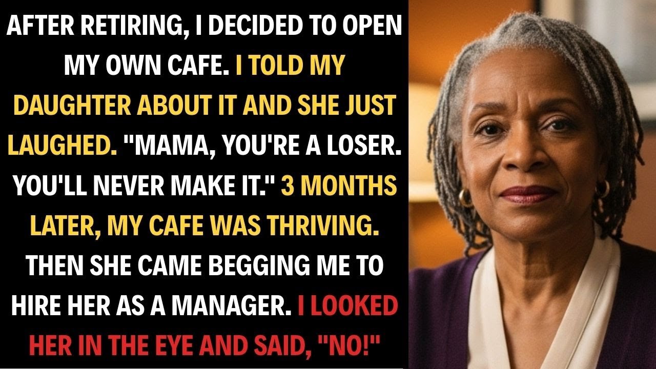 My Daughter Called Me A Loser, So I Opened My Cafe. Three Months Later, She Came Begging...