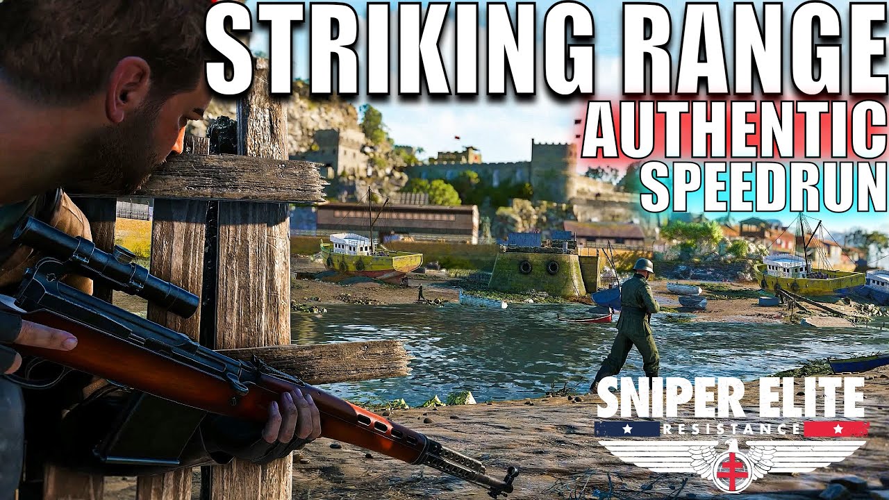 SNIPER ELITE RESISTANCE DLC Mission Striking Range AUTHENTIC SPEEDRUN