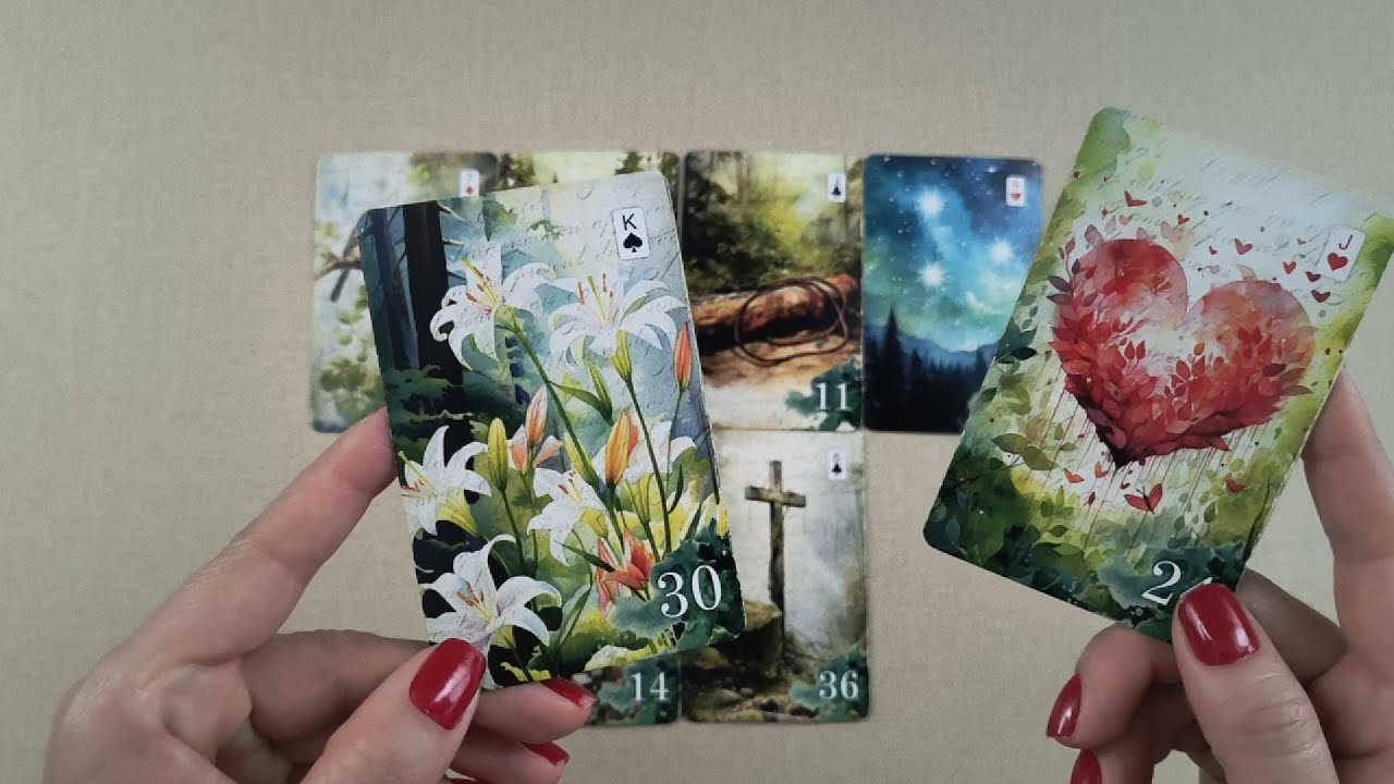 CABEÇA e CORAÇÃO Dele(a) em relação a você! | Revela Lenormand 💚💃🕺💛