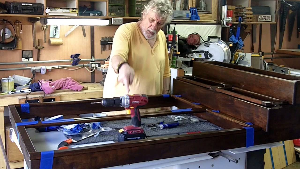 DIY Fishing Rod, Reel and Tackle Cabinet Part 3 Finished and on the wall full of tackle