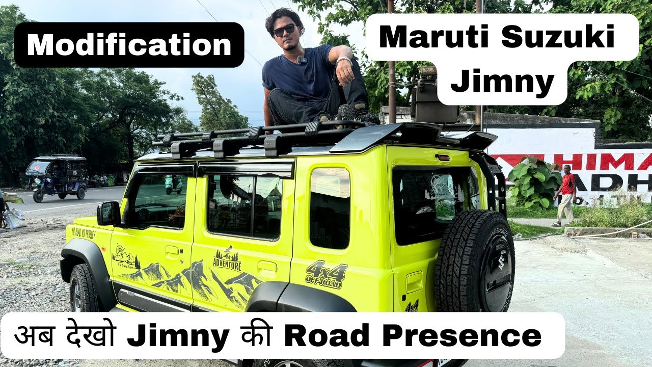 Jimny Modification | अब देखो Jimny की Road Presence | Maruti Suzuki Jimny