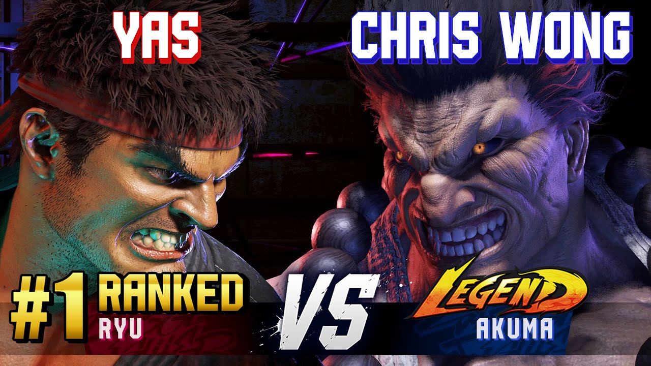 SF6 ▰ YAS (#1 Ranked Ryu) vs CHRIS WONG (Akuma) ▰ High Level Gameplay