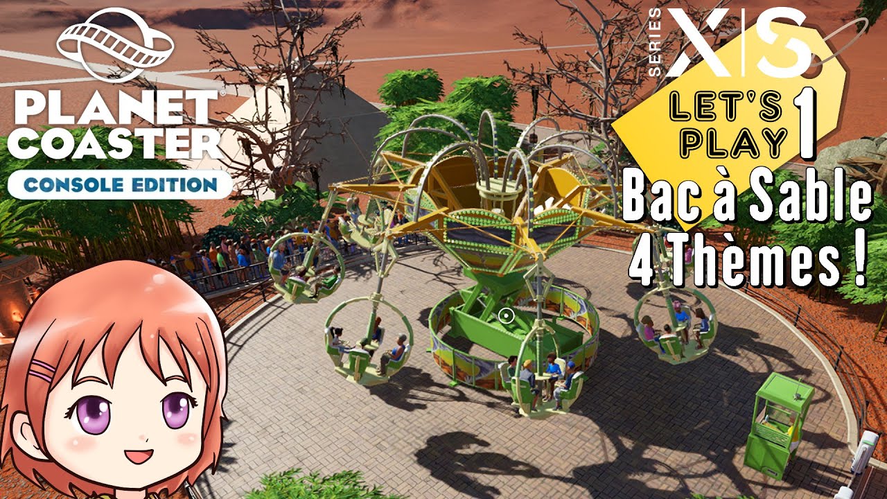 Planet Coaster Console Edition - Création d'un Parc à 4 Thèmes - Let's Play #1 [Xbox Series]