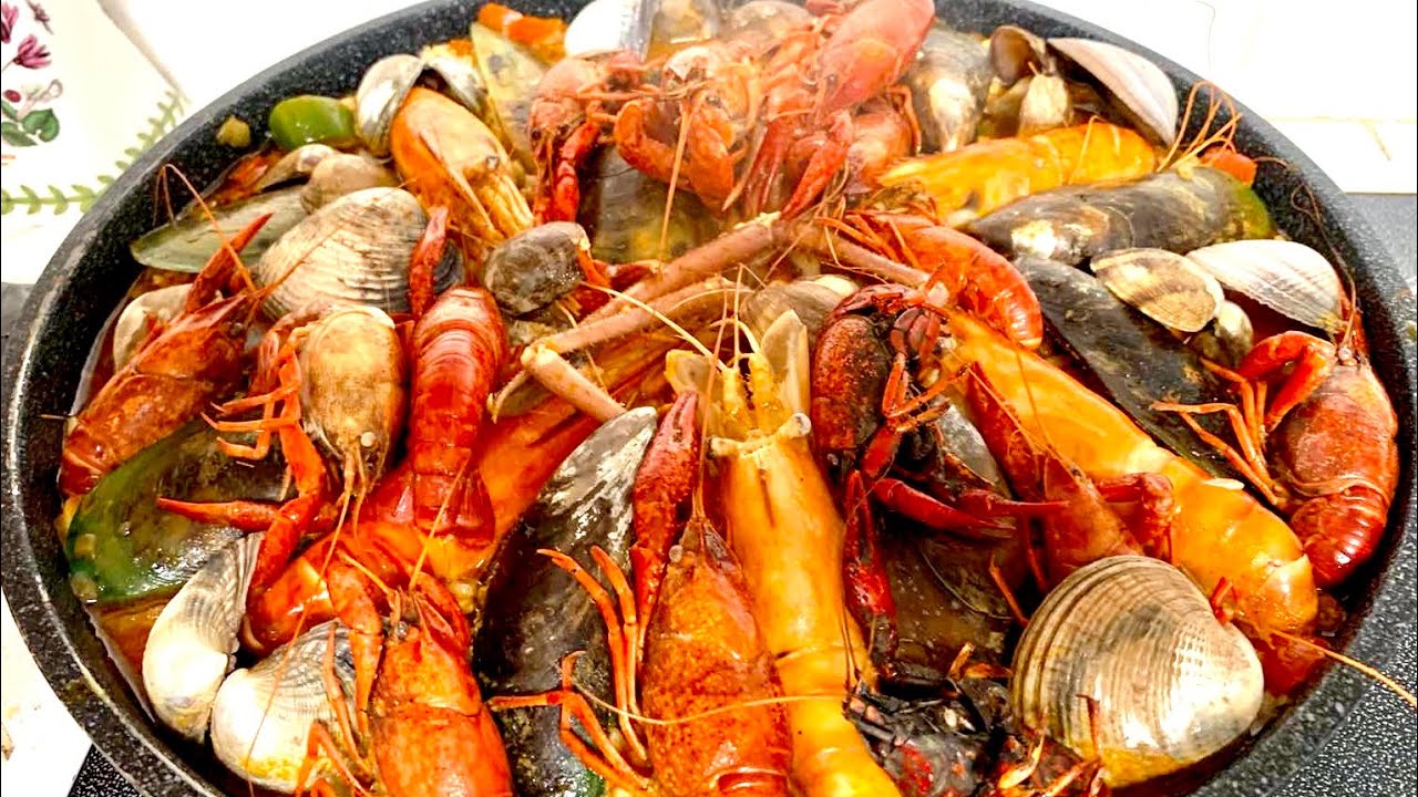 Паеля с морски дарове - основни принципи на приготвянето / Паэлья с морепродуктами