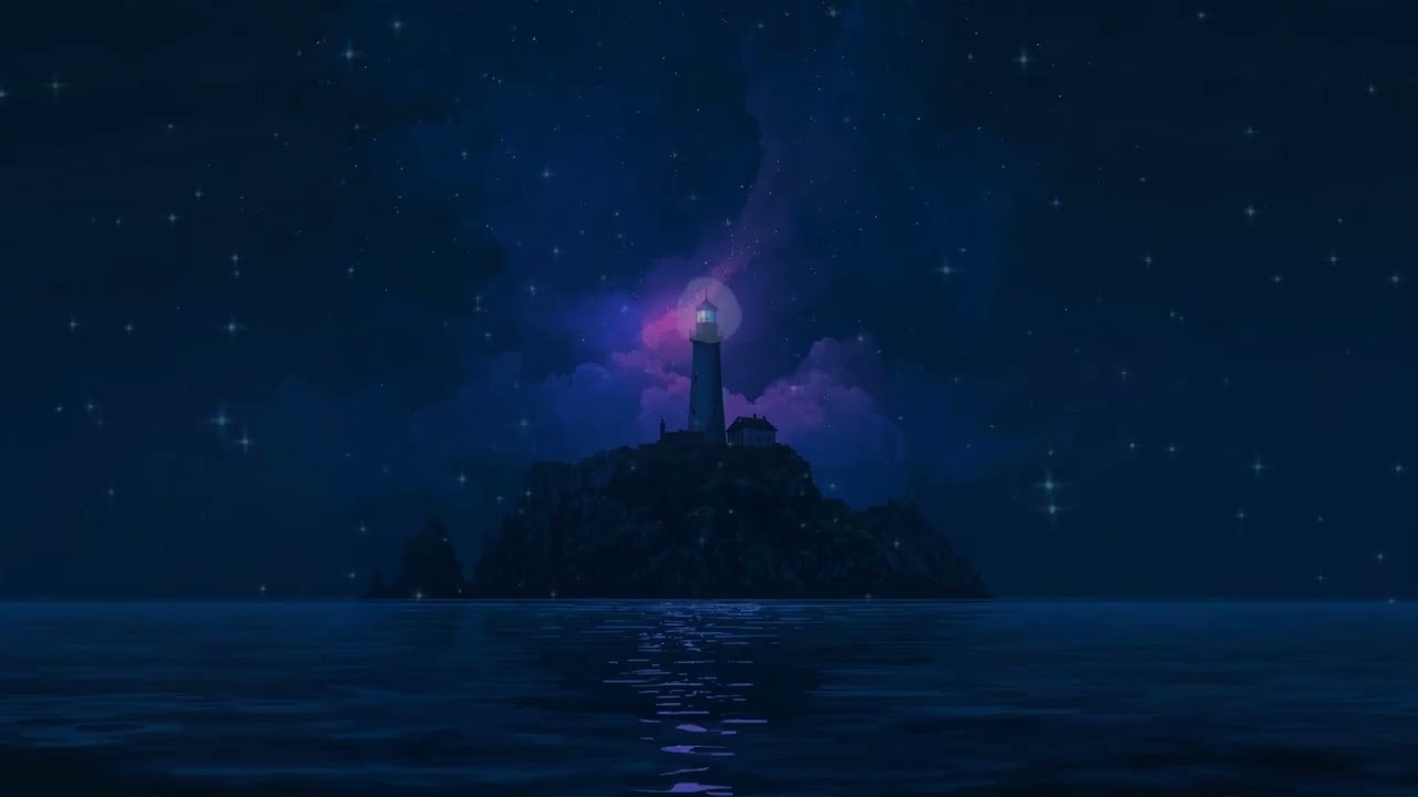 3 Hours of Deep Lighthouse Silence 🌊 The Lonely Beacon [Muffled / 432Hz / No Drums]