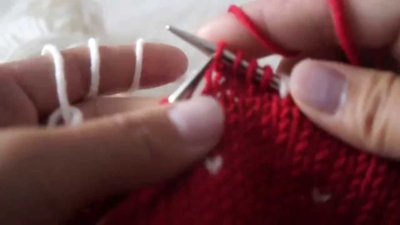 How to Knit Ep14 : การถักนิตติ้งไหมสลับสีและการซ่อนไหมลอยด้านหลังงาน #knitting #ถักนิตติ้ง #craft