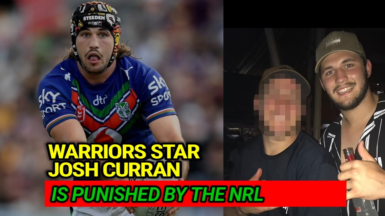 Warriors star Josh Curran is punished by the NRL