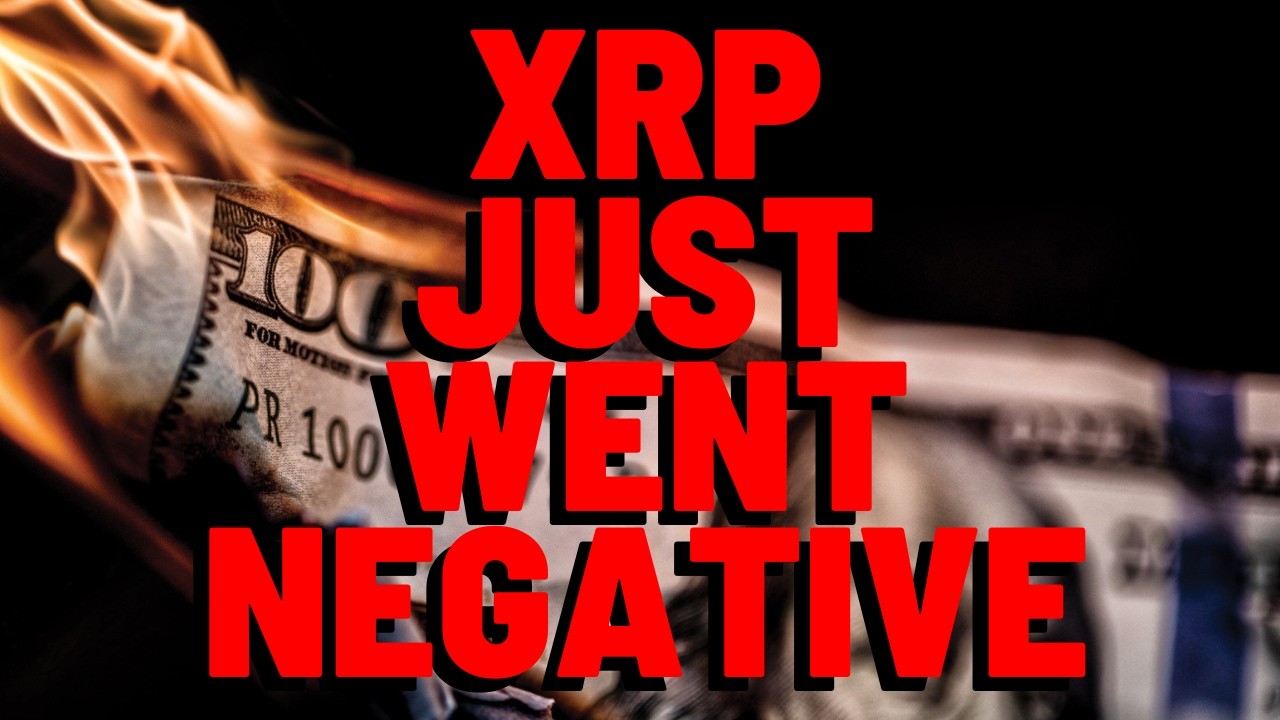 XRP BAD NEWS: XRP Just Went NEGATIVE