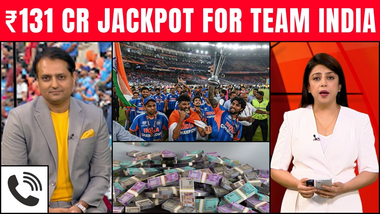 BCCI announces reward of ₹131 crore for Team India after winning the T20 World Cup 2026 title