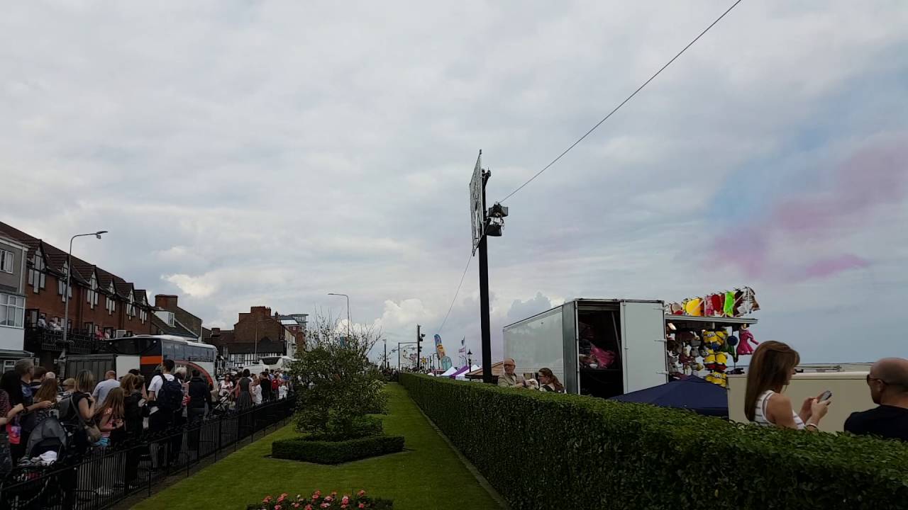 Red Arrows at Armed Forces Day 2016 in Cleethorpes
