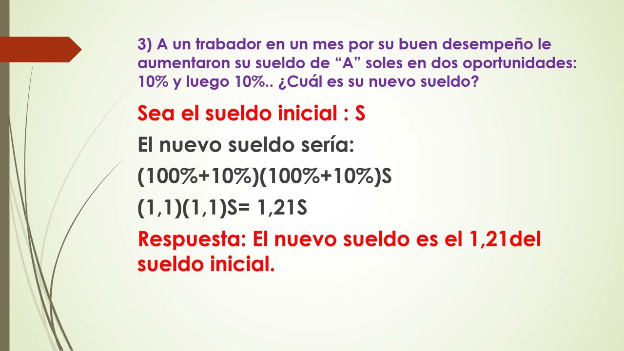 Porcentajes: aumentos y descuentos ( 2da parte)#matematicas #educativa #escolares 