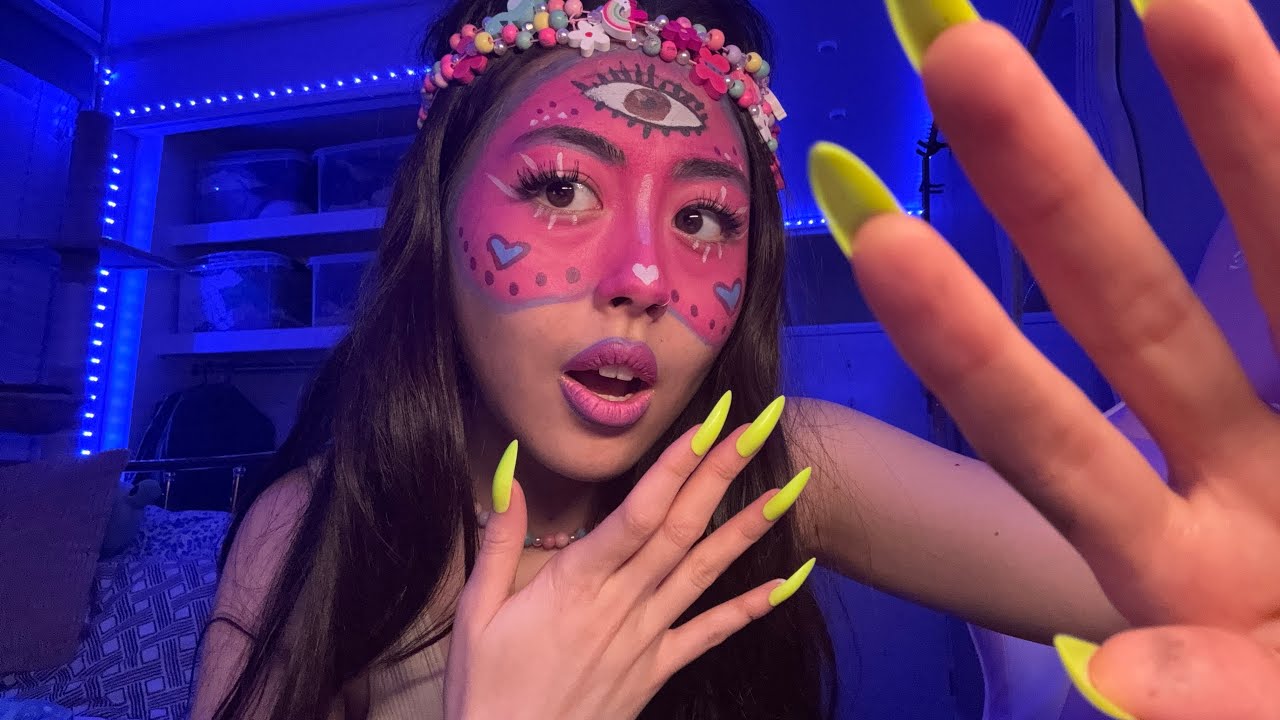 ASMR alien language & inspection (Mixed ASMR inspired) fast & tingly!! Chaotic 🤍⚡️